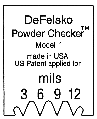Powder Comb 粉體濕膜梳
