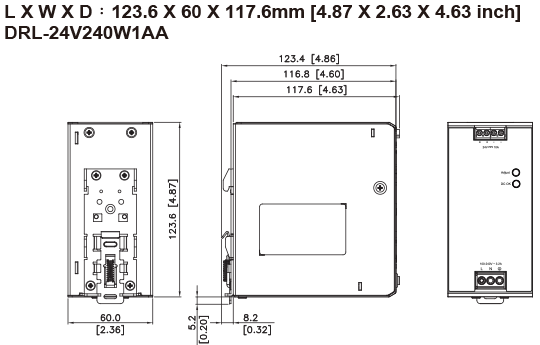 240W 24V 電源供應器