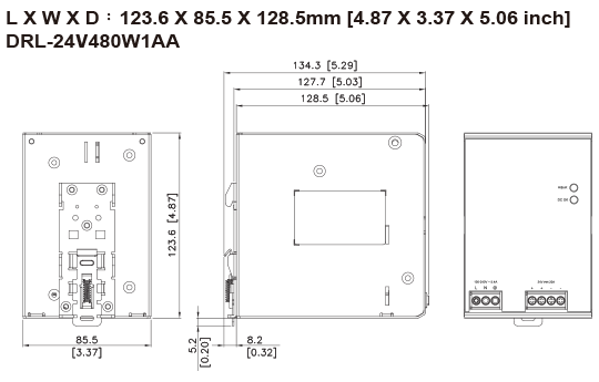 480W 24V 電源供應器