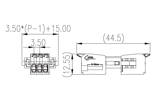 8A 中繼接頭 (夾扣式)