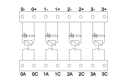 4P微型繼電器模組