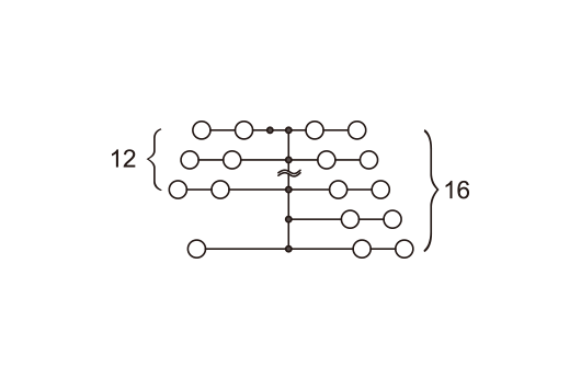 6mm電源分配端子台P001