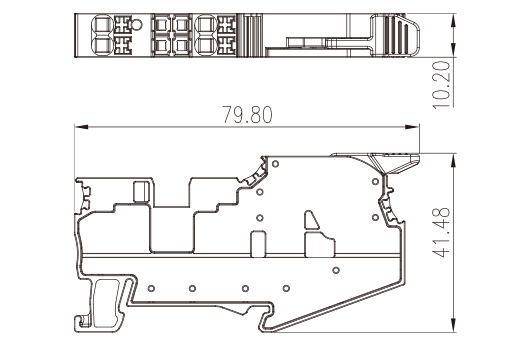 10mm電源分配端子台