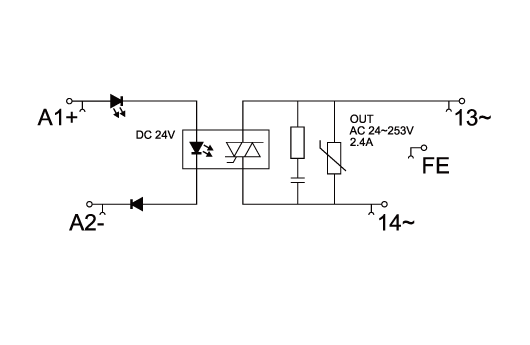 24VDC 光耦合繼電器 2.4A