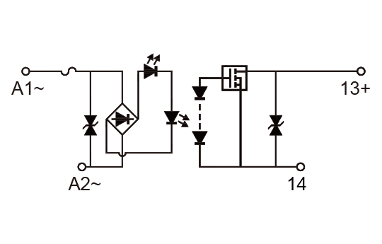 90~240 VAC 光耦合繼電器 6A