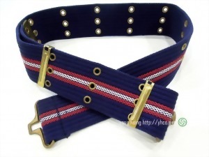 藍紅S腰帶