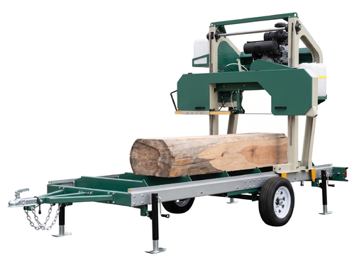 Portable Sawmill with Engine (optional: 20HP motor)