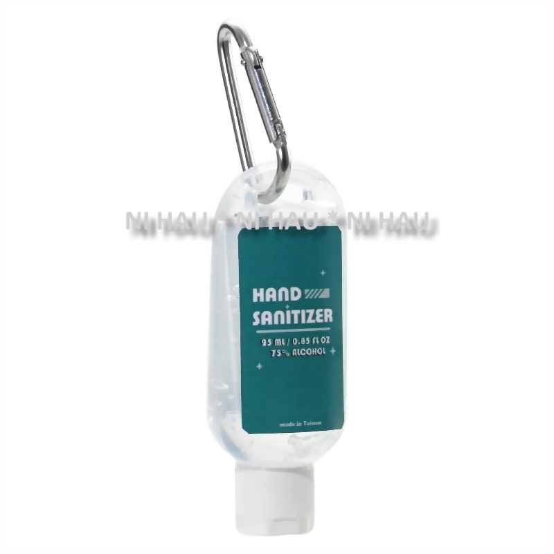 hand sanitizer with carabiner, FDA registered hand sanitizer, Ni Hau