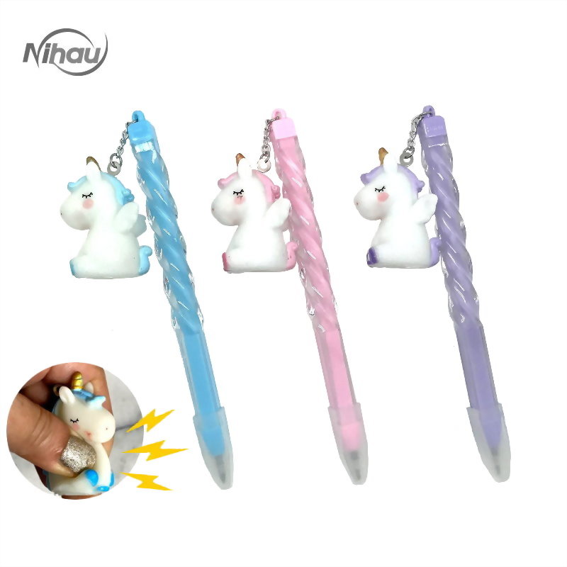 Gel Pen with Customized Squeaky Charm