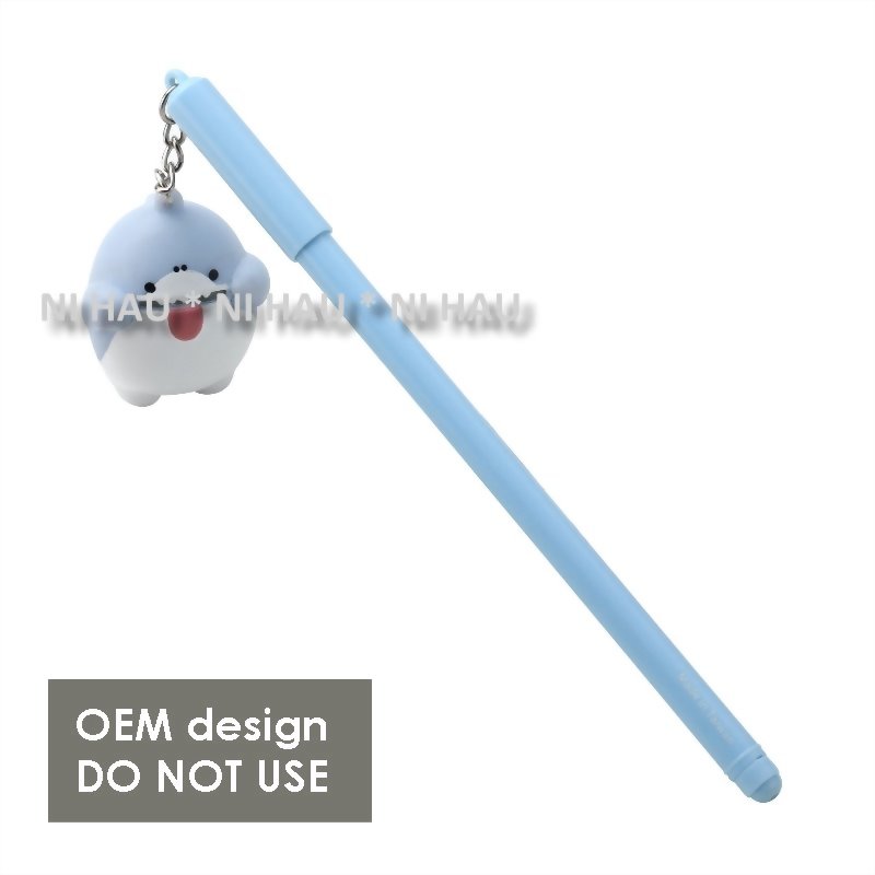 Gel Pen with Customized Squeaky Charm