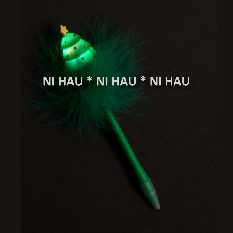 LED pen, Light-up pen, Christmas pen, Ni Hau