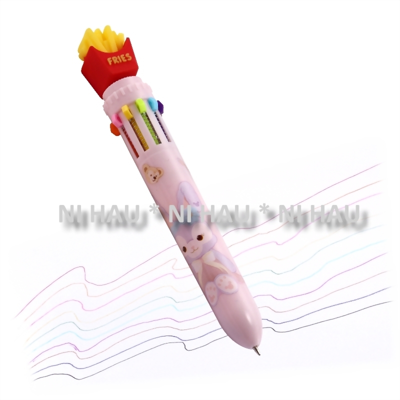 10 in 1 color pen, OEM stationery manufacturer, Cute stationery supplier, Ni Hau