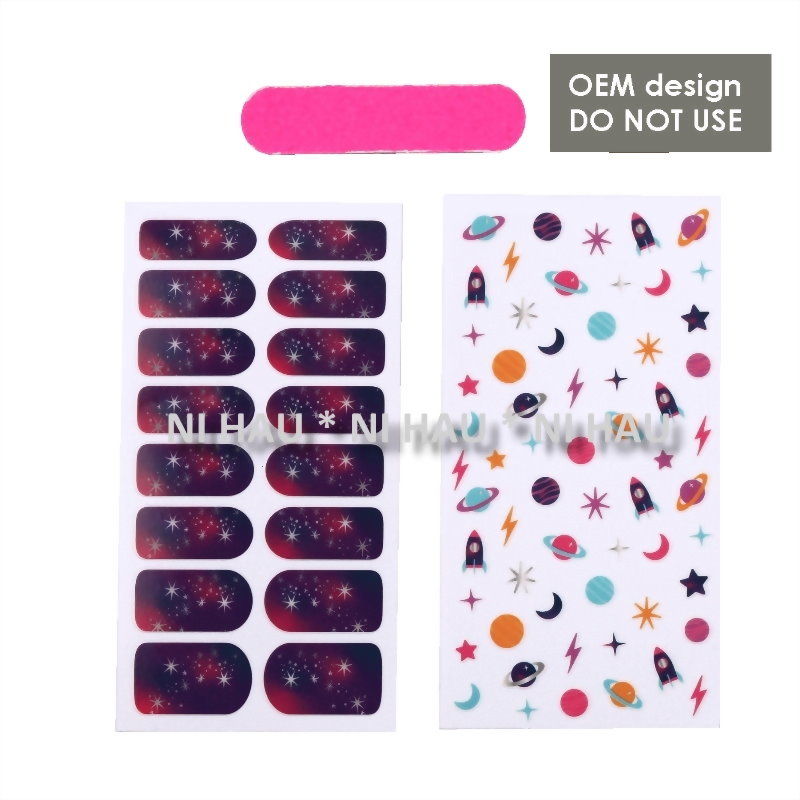 nail decal kit supplier, OEM cosmetics supplier, Ni Hau