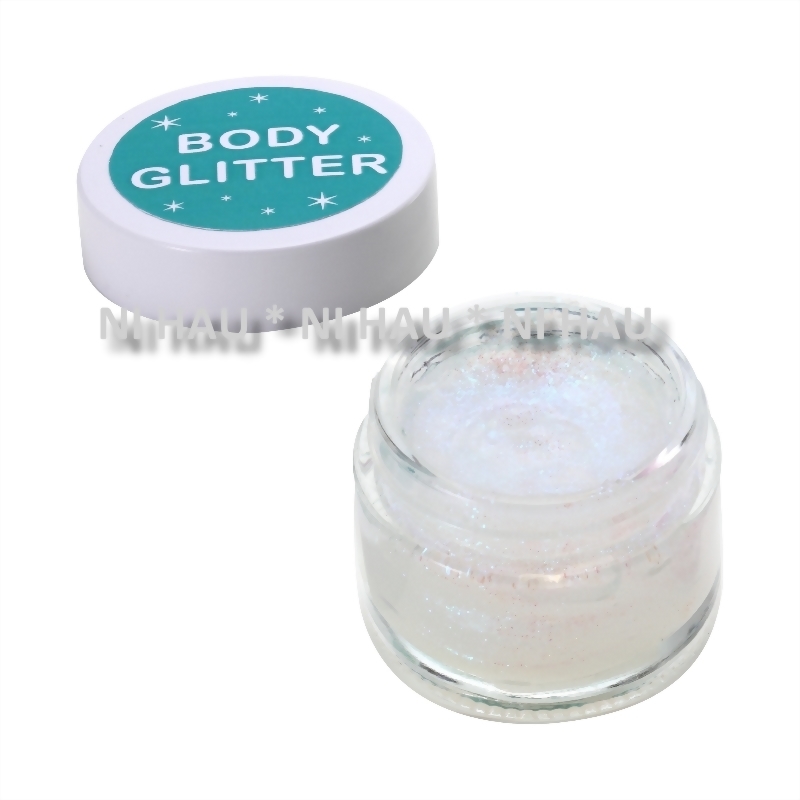 body glitter gel, vegan glitter gel, eco glitter gel, Ni Hau