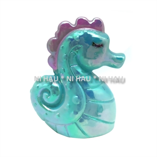 Seahorse Lip Gloss Holographic Glitter Finish