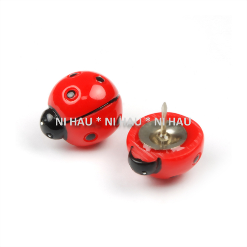 Ladybug Push Pin Magnet