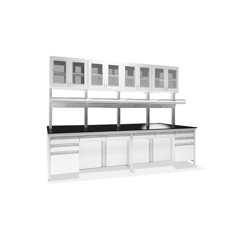 鋁鎂矽合金骨架中央實驗桌 KAI-A108