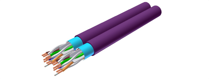 Siamese Cable(Cat.5e-Cat.7)