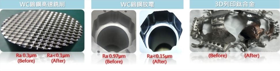 鏡面噴射拋光機應用案例 - 多材質高效拋光處理