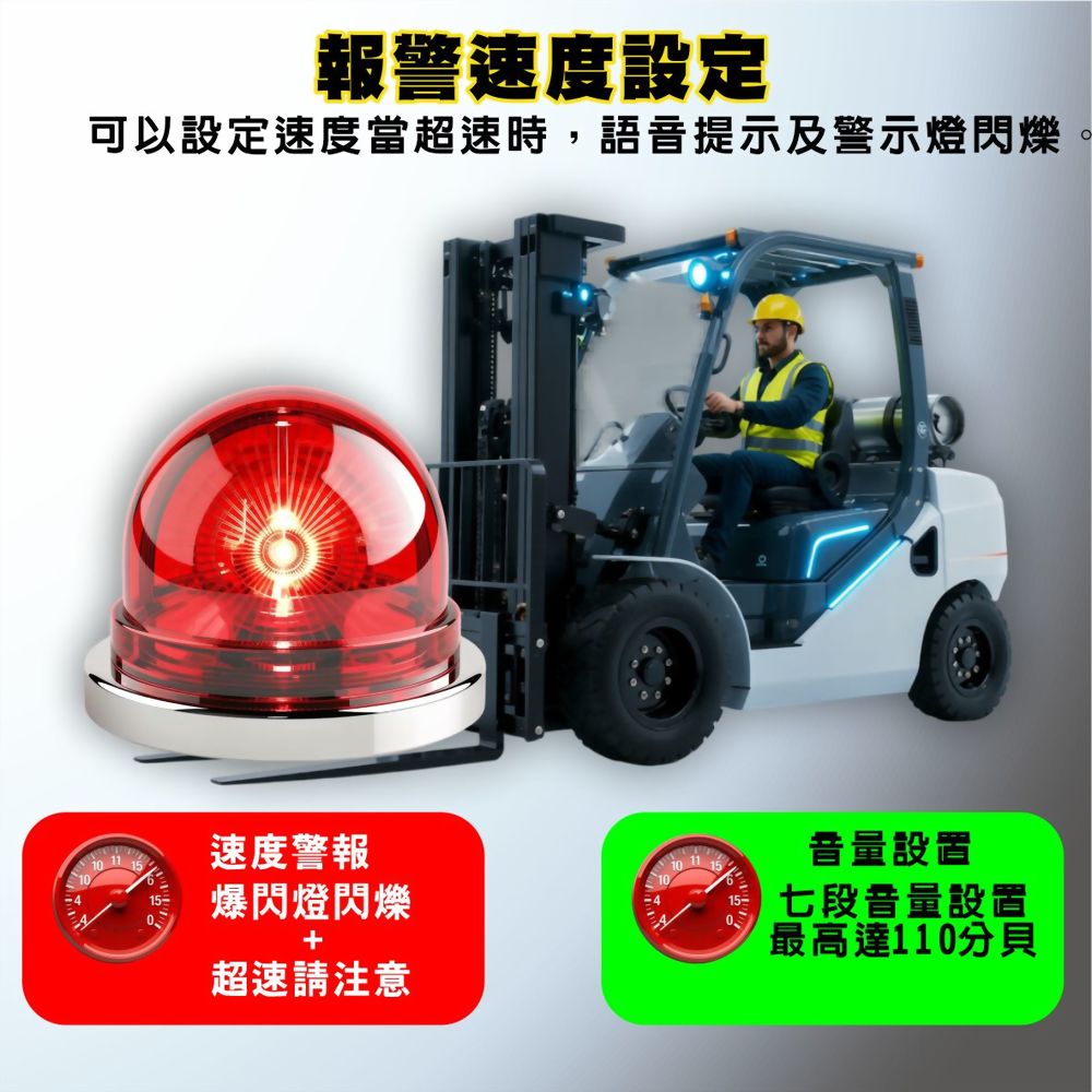 堆高機超速警報器