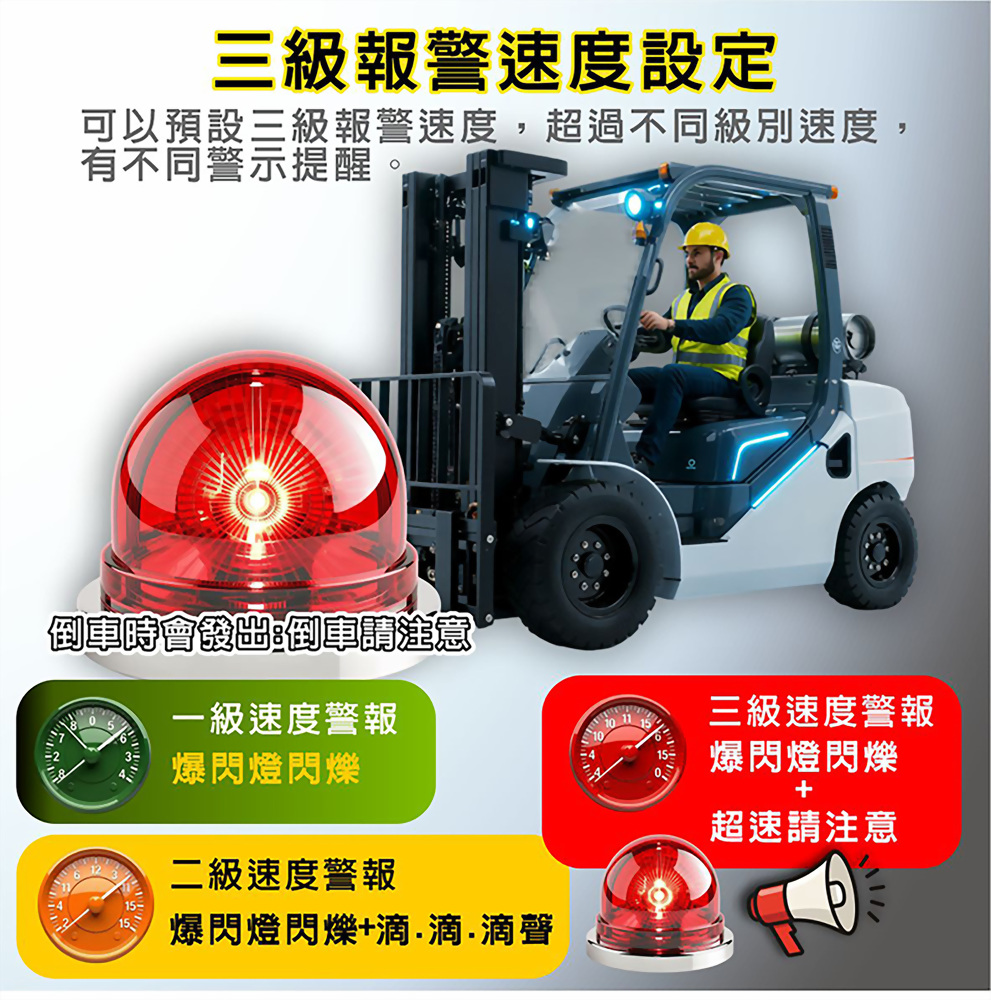 堆高機超速警報器