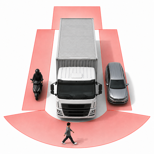 四路車載盲區警示錄影系統｜BSD偵測＋四路影像紀錄