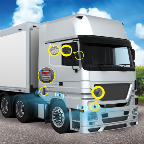 盲區偵測警示(大貨車)