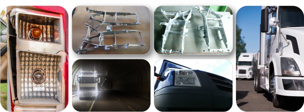 aluminum aluminium alloy truck light frame transportation automotive