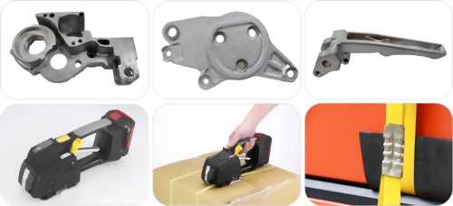 Hand-Operated Battery Strapping Tool