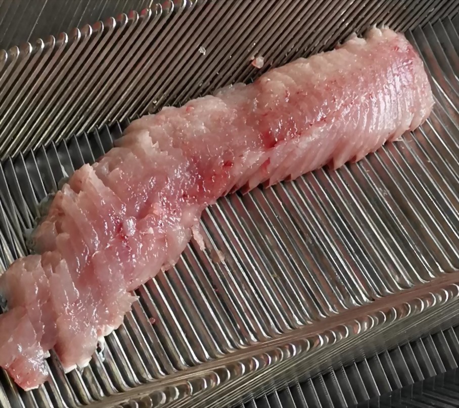 海鮮、水產品斜切實作圖