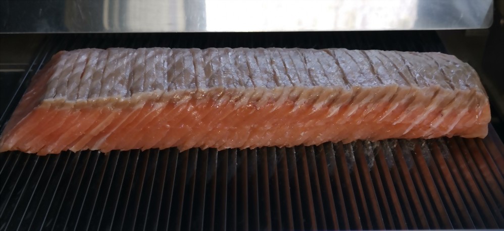 海鮮、水產品斜切實作圖