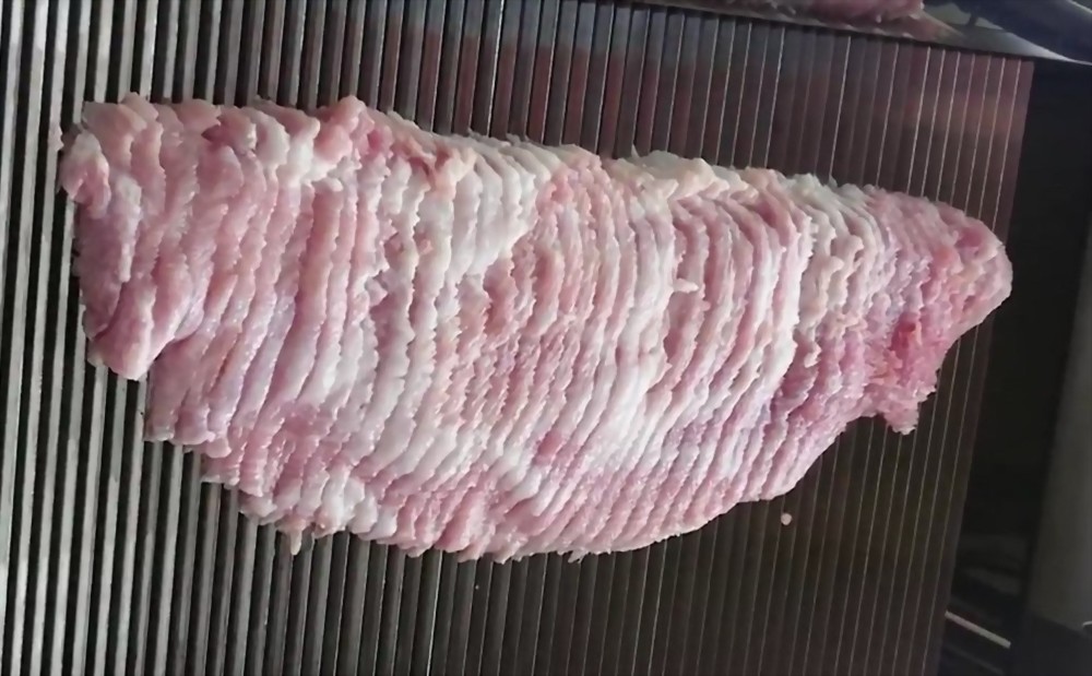 肉品、肉品加工斜切實作圖