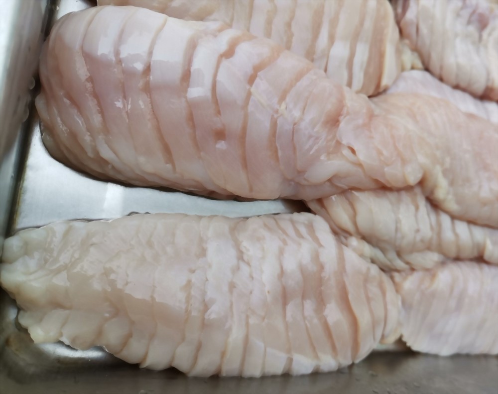 肉品、肉品加工斜切實作圖