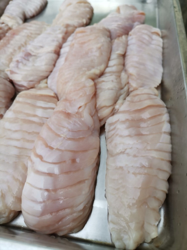 肉品、肉品加工斜切實作圖