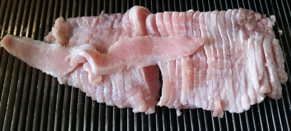 肉品、肉品加工斜切實作圖