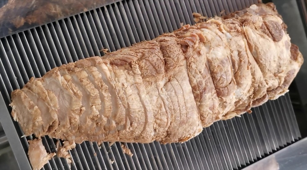 肉品、肉品加工斜切實作圖