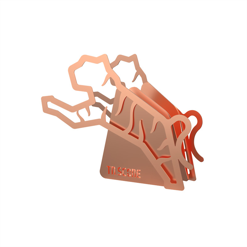 鐵定幸虎 玫瑰金開運虎