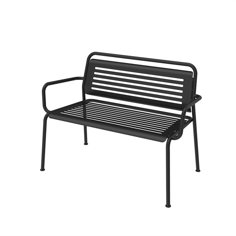 彎管月 靠背長椅