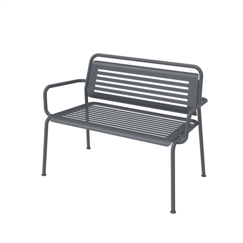 彎管月 靠背長椅