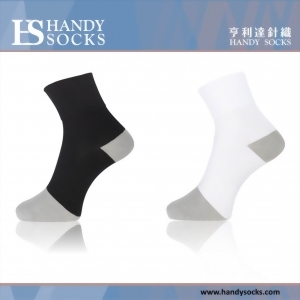 竹炭纖維寬口短襪