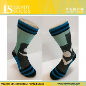 3D印花印刷壓力運動襪