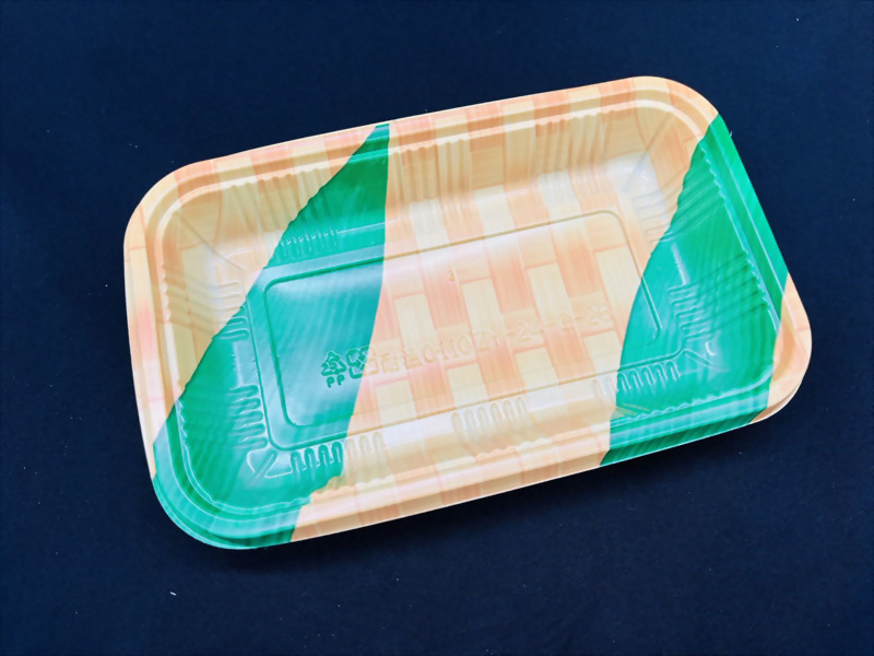 Customized Series Tray ZY-24-C-26 Bamboo Sieves with Zongzi Leaves - 1