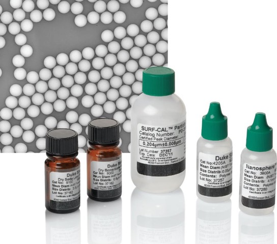 Certified Particle Size Standards