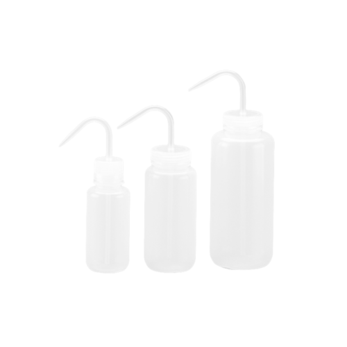 Plastic wash bottle