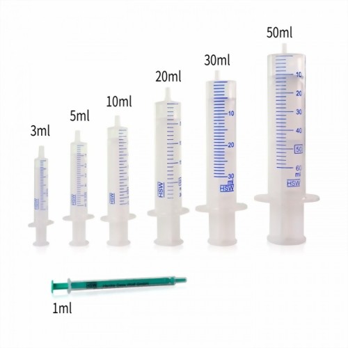 HSW Plastic Luer Slip Syringes