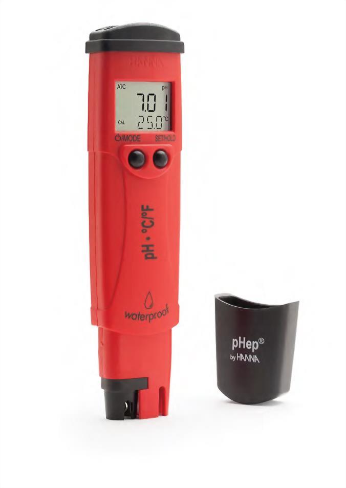 防水型酸鹼度pH及溫度測試筆