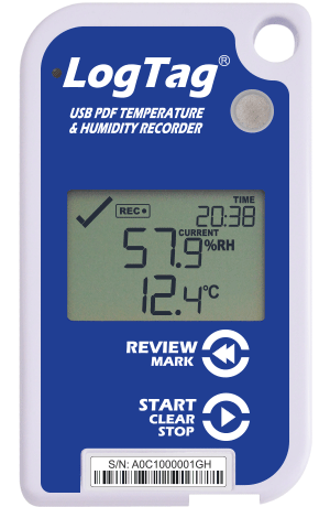 LogTag 螢幕顯示型溫濕度記錄器 UHADO-16