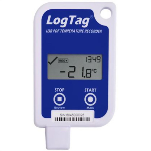 LogTag 螢幕顯示溫度記錄器 UTRID-16