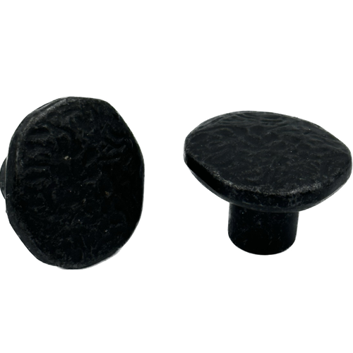 1-1/4" crater knob, matte black