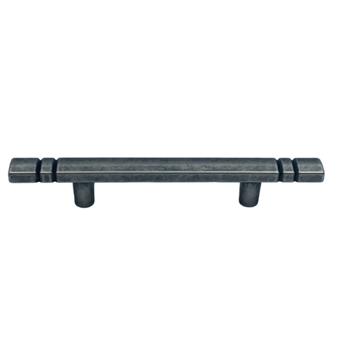 3" square pull, antique pewter